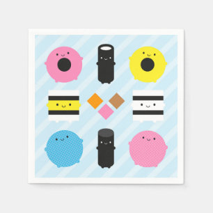 Serviette En Papier Kawaii Candy Licorice