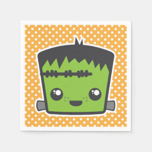 Serviette En Papier Kawaii Frankenstein Monster Halloween Naples