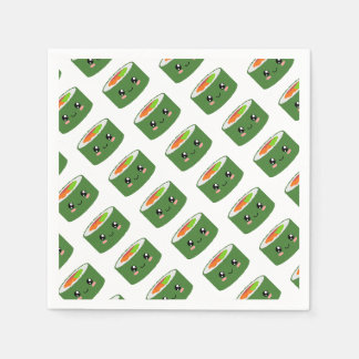 Serviette En Papier Kawaii Sushi