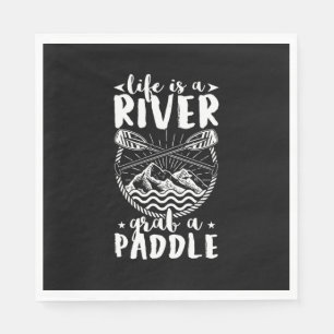 Serviette En Papier Kayak Driver Life Est Une Rivière