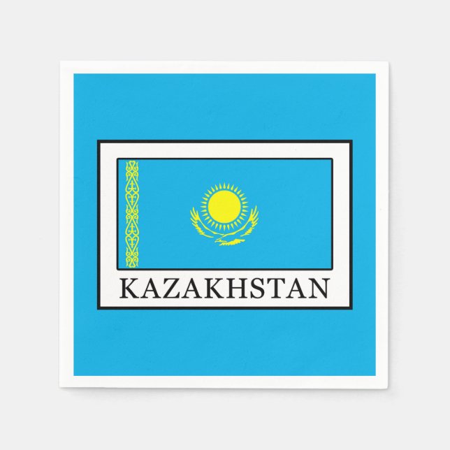 Serviette En Papier Kazakhstan (Devant)