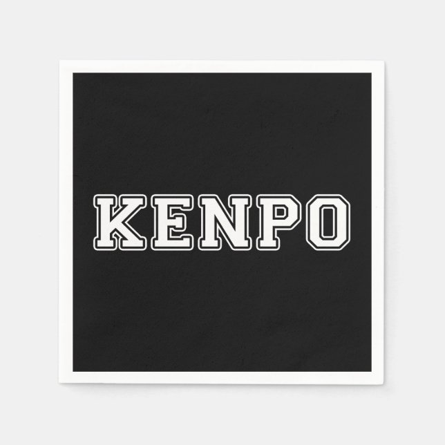 Serviette En Papier Kenpo (Devant)