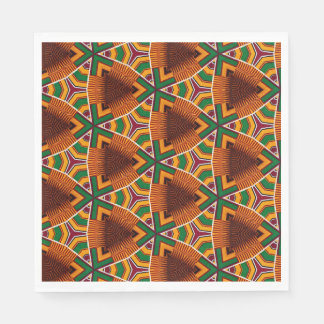 Serviette En Papier Kente Geometrics Kwanzaa Afrocentric