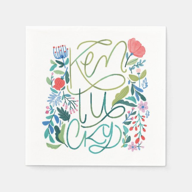 Serviette En Papier Kentucky Derby (Devant)