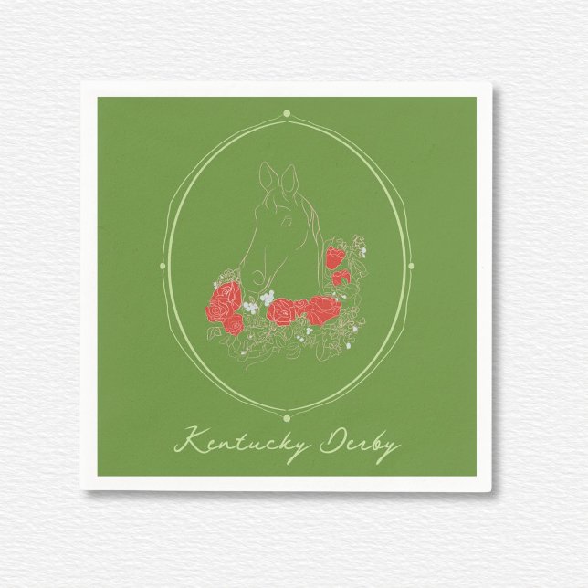 Serviette En Papier Kentucky Derby (Créateur téléchargé)