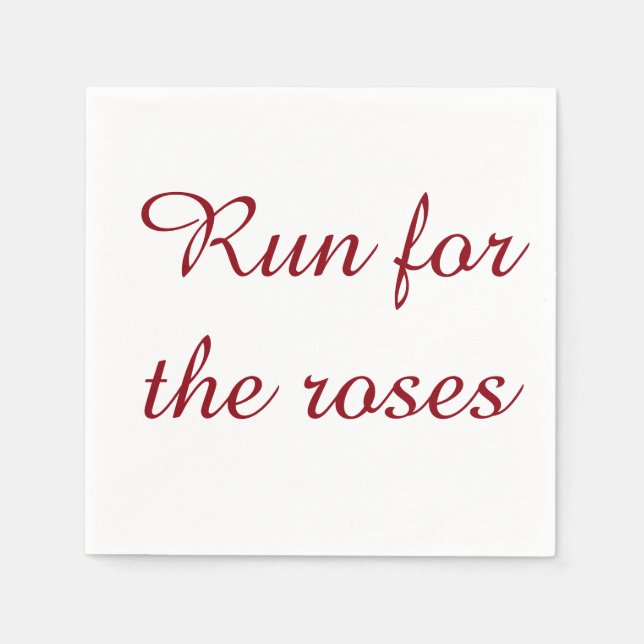 Serviette En Papier Kentucky Derby serviettes à cocktails (Devant)