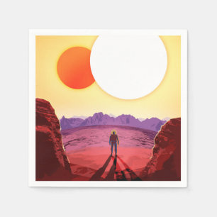 Serviette En Papier Kepler Space Voyage Destination Planète Aventure