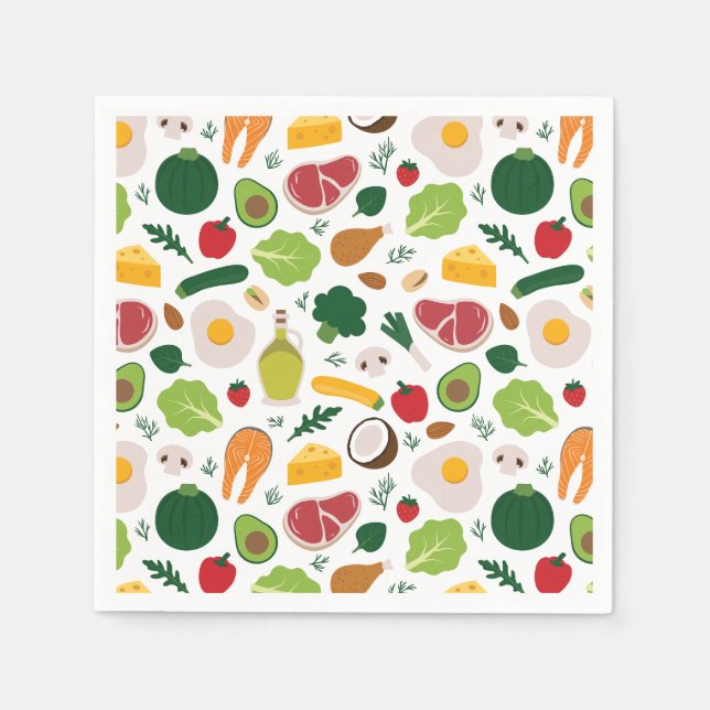 Serviette En Papier Keto (Devant)