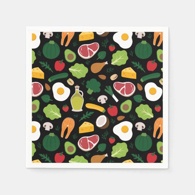 Serviette En Papier Keto (Devant)