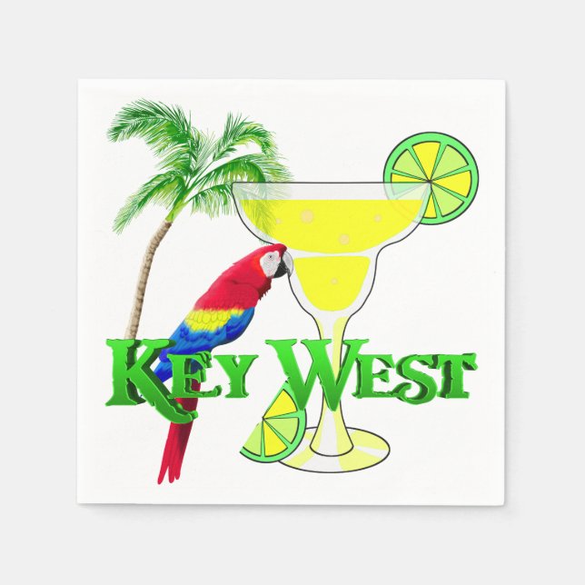 Serviette En Papier Key West Margarita (Devant)