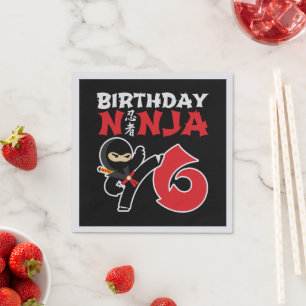 Serviette En Papier Kids Birthday Ninja