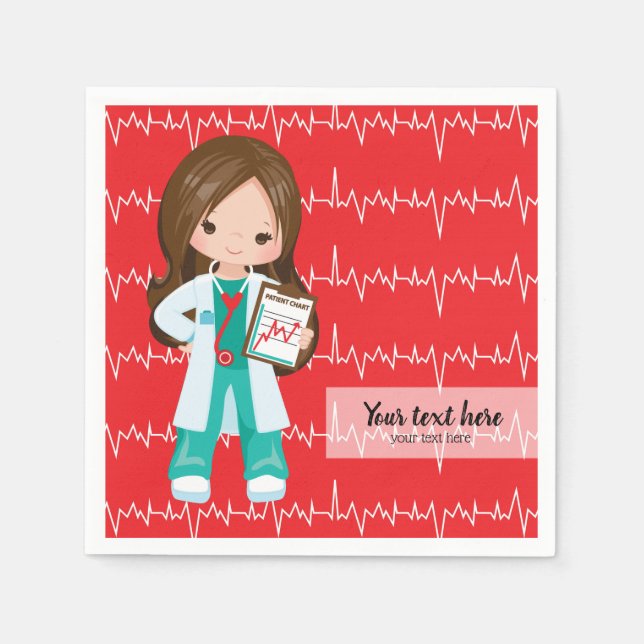 Serviette En Papier Kids Doctor (Devant)