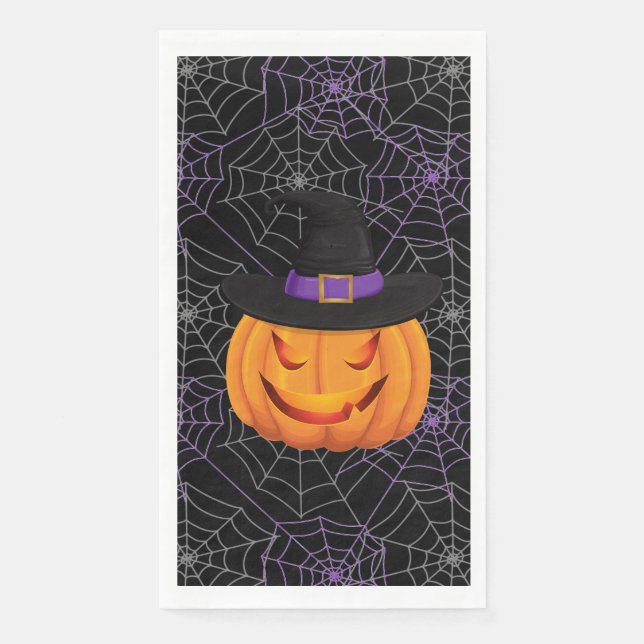 Serviette En Papier Kine de Halloween (Devant)