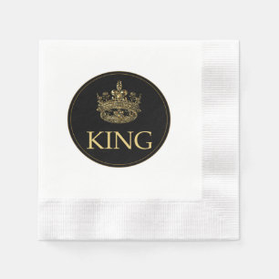 Serviette En Papier King and Crown Royal Emblem