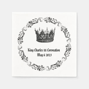 Serviette En Papier King Charles 111 Coronation Napkins