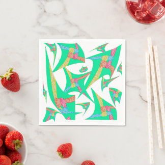 Serviette En Papier Kites of Connection Paper Napkins