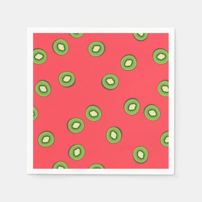 Serviette En Papier Kiwi (Devant)