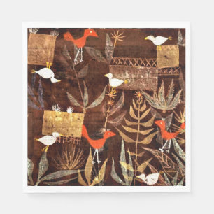 Serviette En Papier Klee - Jardin des oiseaux