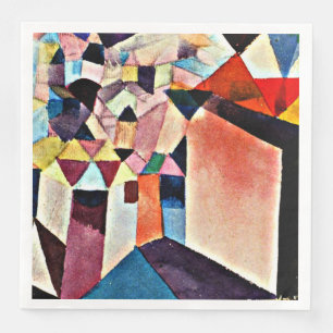 Serviette En Papier Klee - La vision d'une ville