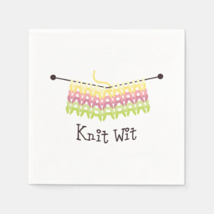 Serviette En Papier Knit Wit !