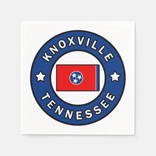Serviette En Papier Knoxville Tennessee (Devant)