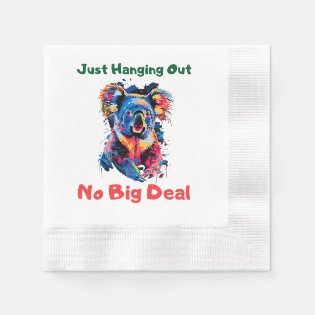 Serviette En Papier Koala (Devant)