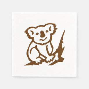 Serviette En Papier Koala