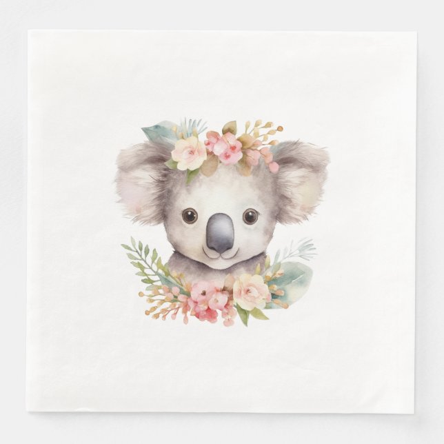 Serviette En Papier Koala Australien (Devant)