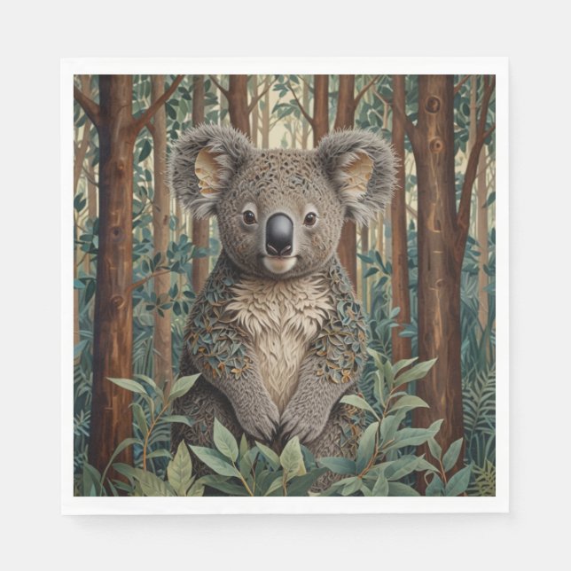 Serviette En Papier Koala Bear (Devant)
