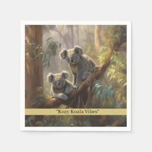Serviette En Papier Koala Forest Dreams, coutume
