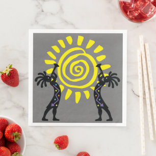 Serviette En Papier Kokopelli, Inde du sud-ouest