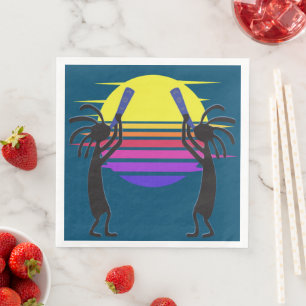 Serviette En Papier Kokopelli, Inde du sud-ouest