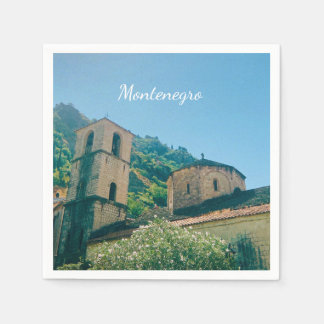 Serviette En Papier Kotor, Monténégro - Souvenir de voyage