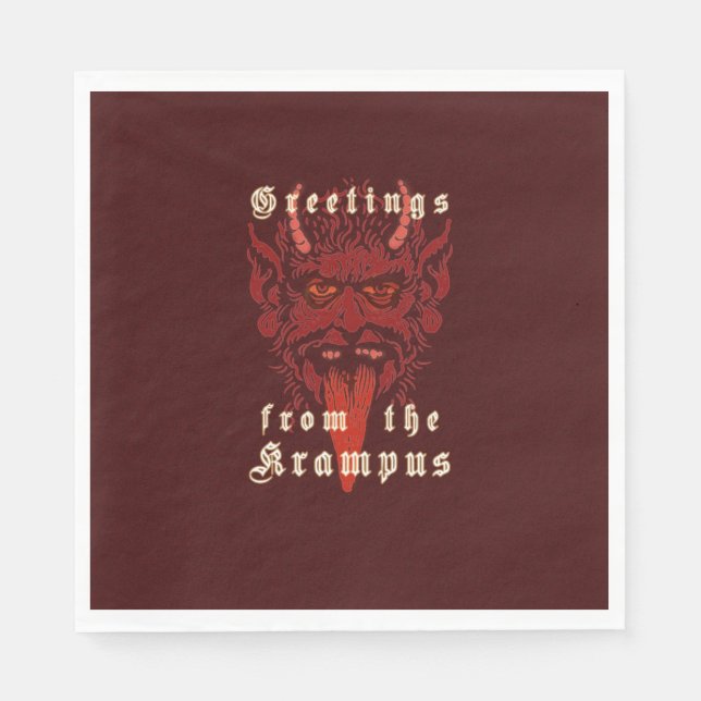 Serviette En Papier Krampus Napkins (Devant)