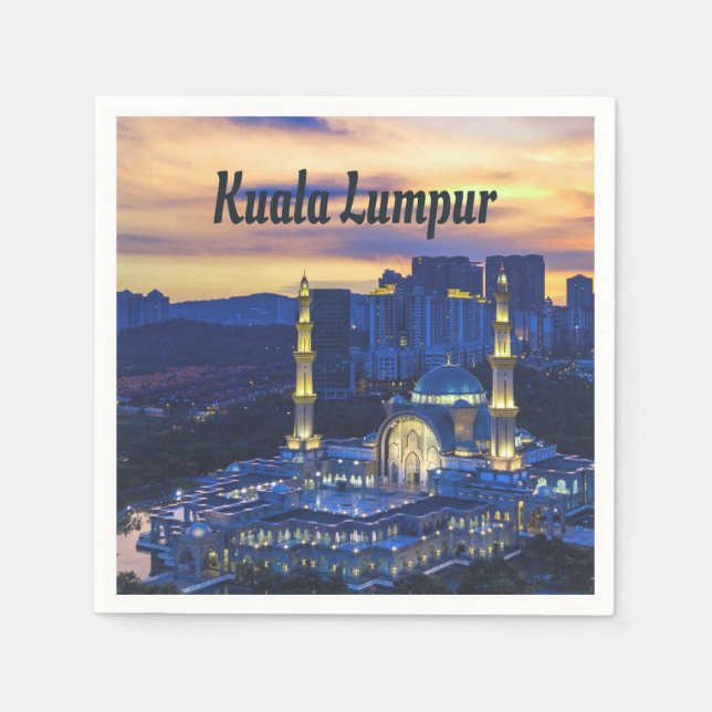 Serviette En Papier Kuala Lumpur (Devant)