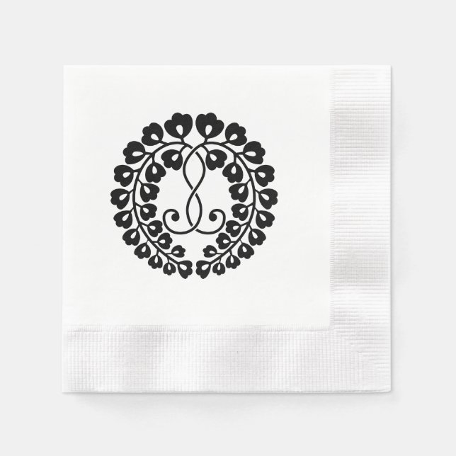 Serviette En Papier Kujo wisteria (Devant)
