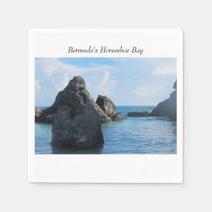 Serviette En Papier La baie du fer à cheval des Bermudes