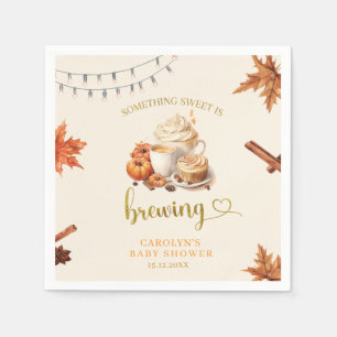 Serviette En Papier La citrouille d'automne brasse des serviettes en p