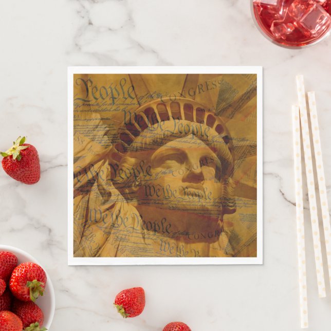 Serviette En Papier La Constitution américaine (En situation)