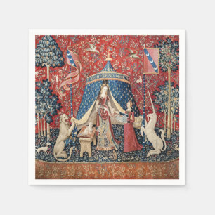 Serviette En Papier La Dame et l'Unicorne, À mon seul désir