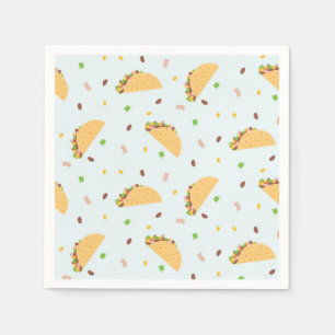 Serviette En Papier La faim du Motif de Tacos