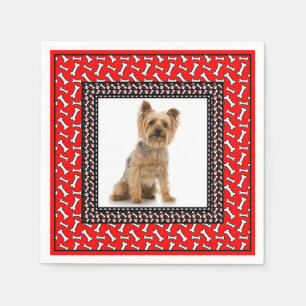 Serviette En Papier La fête d'anniversaire du chien très de fantaisi
