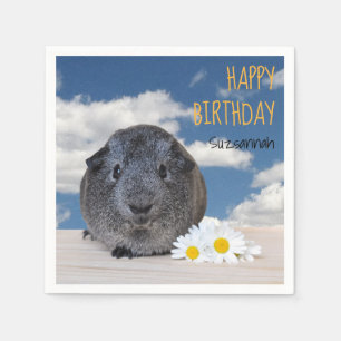 Serviette En Papier La fête de l'anniversaire des enfants Daisies de