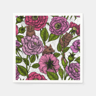 Serviette En Papier La fête des souris