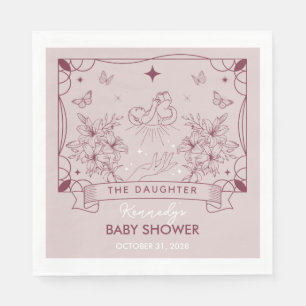 Serviette En Papier La fille Tarot Baby shower Napkin