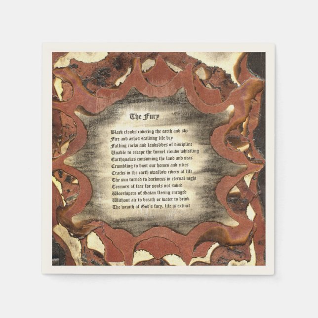 Serviette En Papier La Furie (Devant)