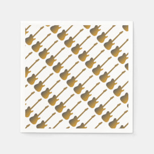 Serviette En Papier La guitare