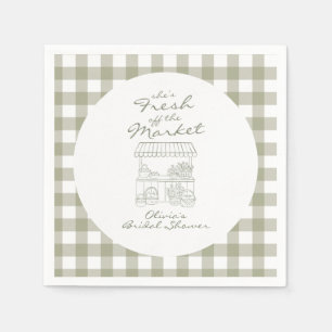 Serviette En Papier La mariée est fraîchement disponible