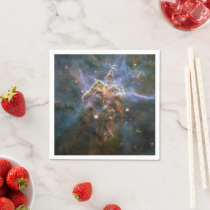 Serviette En Papier La montagne mystique en Carina Nebula Espace Hubbl