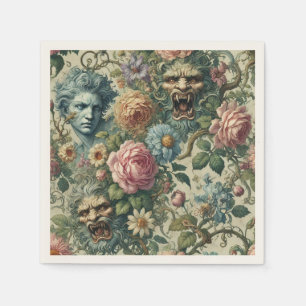 Serviette En Papier La Muse de Cerulean - victorienne gothique